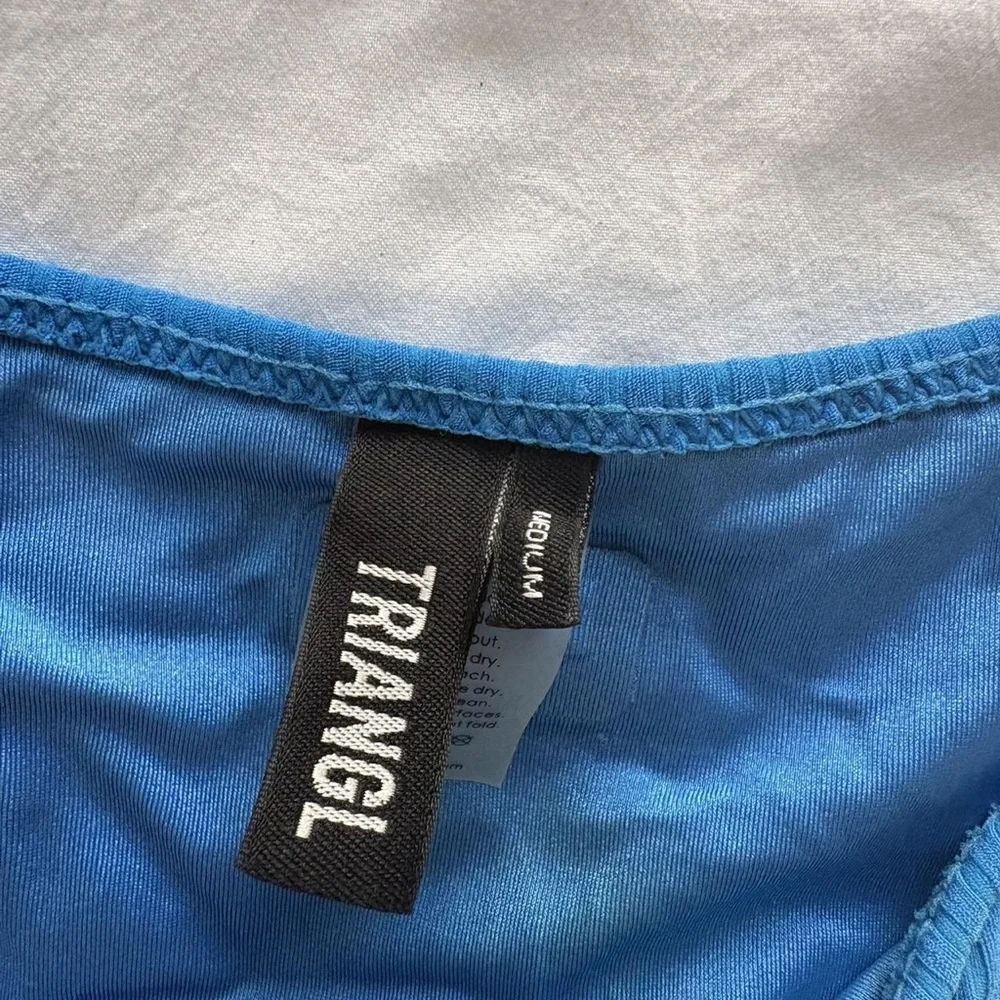 triangl swimwear Bright Blue Ribbed Two-Piece